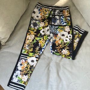 Clover canyon printed stretch jogger.